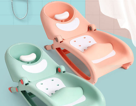 Baby Folding Shampoo Kids Hair Washing Chair Tools Bath Seat supplier
