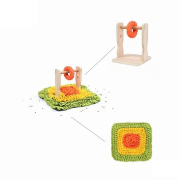 Buy Wholesale China Pet Snuffle Mat With Wooden Shelf Leaky Puppy