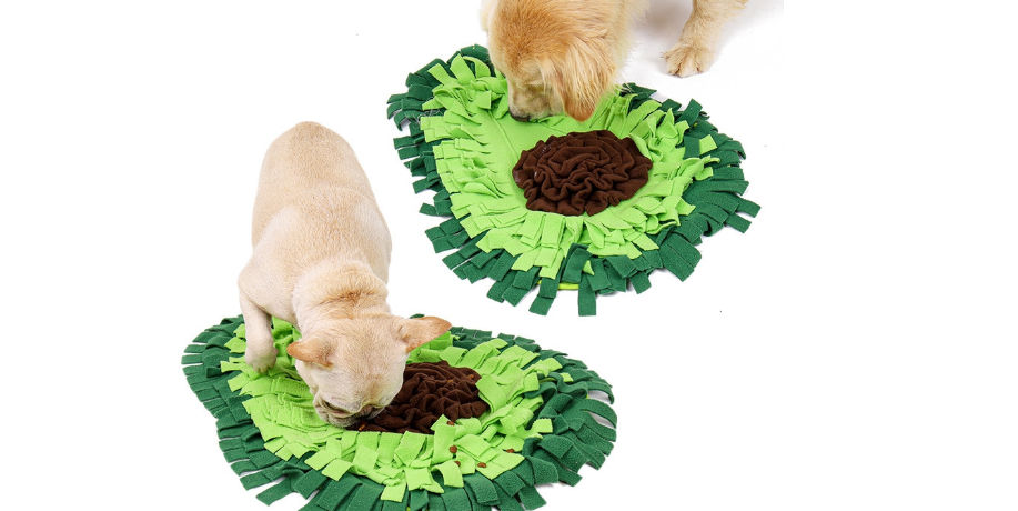 Dog Pet Nose Training Sniffing Pad Toys Blanket Game Feeding Cushion  Snuffle Mat