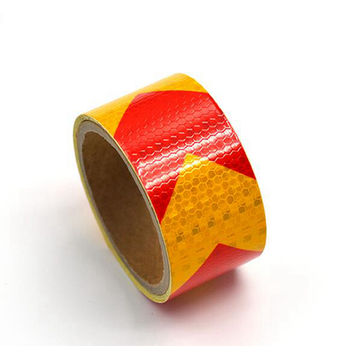 China Customized PVC honeycomb arrows reflective sticky tape for ...