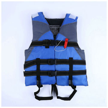 China Adult Life Vest - Red + Gray, Universal Unisex Size Fitting 