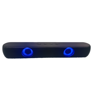 Barra de sonido Bluetooth con iluminación RGB de precisión, 1800 mAh, para TV, PC y cine en casa
