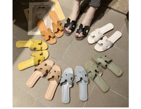 [COSYHARU公式] Beach Summer Line Slippers 関税・送料込み Literary Beach Flip Flops | Book Lover Summer Sandals