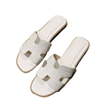 【COSYHARU】Beach Summer Line Slippers BottleZi Women's casual shoes/slippers 2023 New Height