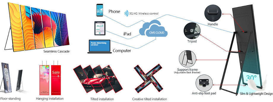 China 55inch 3x3 ultra narrow bezel mount video monitor multi tv ...