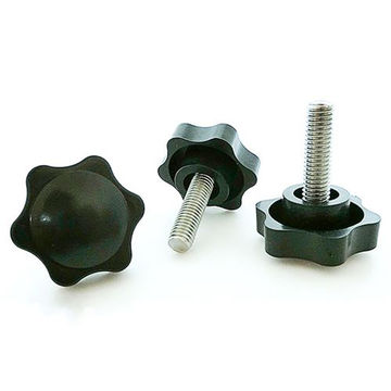 China Customized steel screw bolt with plastic overmolding head,bolt ...