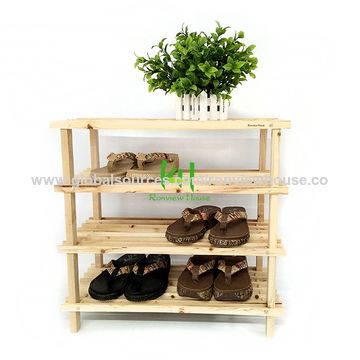 Industrial Shoe Storage with 3 Shelves Closet Bedroom Entry Dorm Room -  China Modern Shoe Cabinet, Simple Style Wooden Shoe Rack