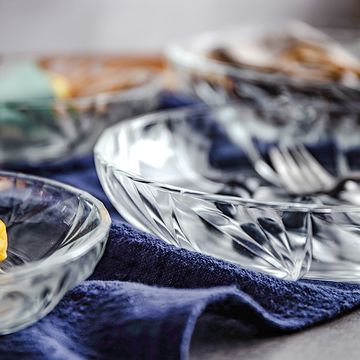 Compre Vajilla De Vidrio Dorado Set Creativa Placa De Vidrio Transparente-  y Conjuntos De Vajilla De Vidrio de China por 0.58 USD