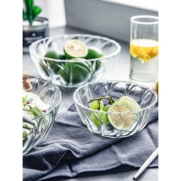 5 PCS Glass Salad Bowl Kit - AggPo Wholesale