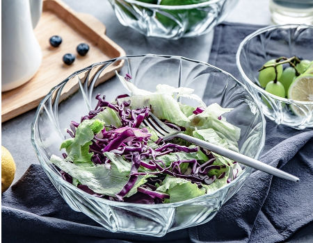 5 PCS Glass Salad Bowl Kit - AggPo Wholesale