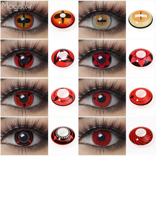 Lentes Sharingan Cosplay | Óptica en Línea