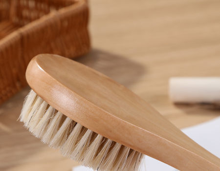 Dry Brushing Body Brush Angel Kiss Natural Bristle Exfoliating