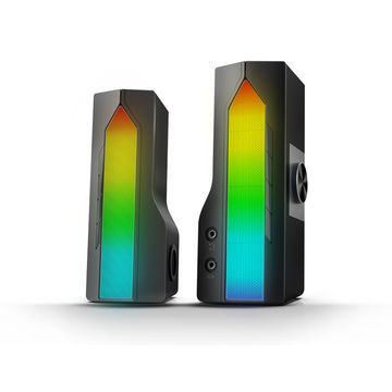 China New design Sound bar 2.0 RGB gaming speaker USB speaker computer ...