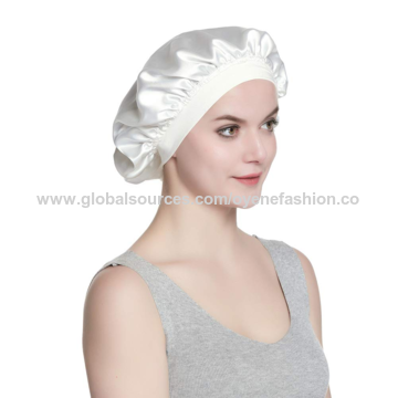 Satin Hair Bonnet with Silk Lined Hair Night Sleep Cap , Hair Wrap