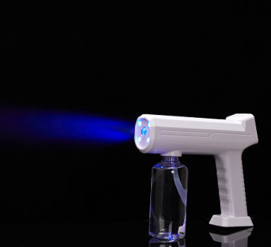 China Sprayer Wireless Disinfection Blue Light Atomizer Nano Spray Gun ...