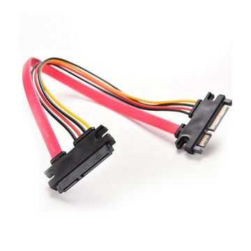 20 Inch SATA Power/DATA Extension Cable 22-pin Male to Female SATA Cable
