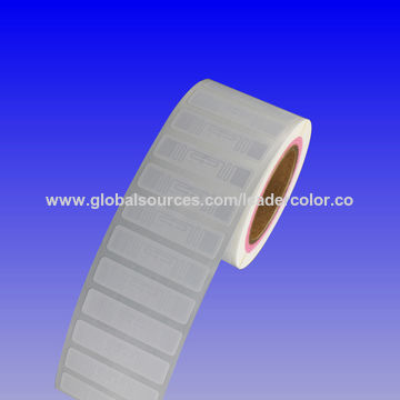 China RFID Stickers, Size 70x20mm White Printable for long range 10m on ...