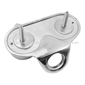 thumbnail image 2 of Stainless Steel Boat Cleats 316 Stainless Steel Rope Clam Cleat, 6mm/0.2in Boat Clam Rope Line Clamp, Boat Hardware Parts Jam Grip, Sailing Kayak Marine Accessories For Tensioning Boat Marine Yacht Ropes Boat 2 of 12