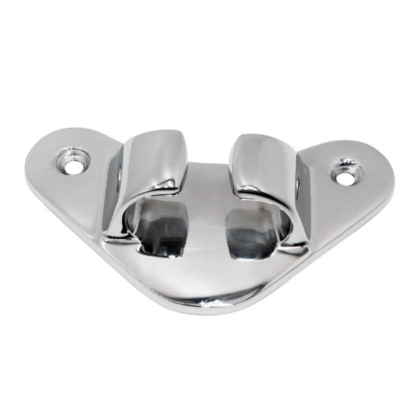 Left & Right Angled 4.7 inch 12 cm Length Homyl 1 Pair Marine Bow Chock Cleat Line Chock 316 Stainless Steel for Boat 