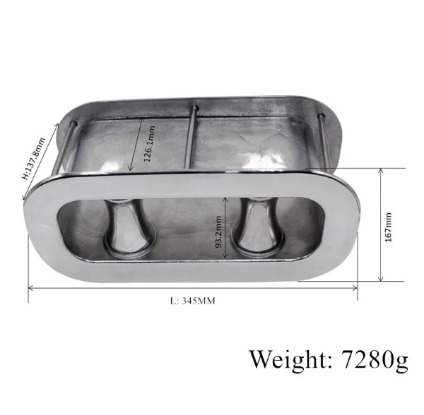 China Marine Yacht Hardware 316 Stainless Steel Boat Roller Fairlead