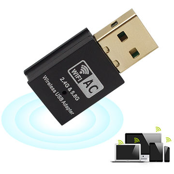 Adaptateur Usb Wifi Bluetooth, 600mbps Dual Band 2.4 / 5ghz Carte réseau  sans fil