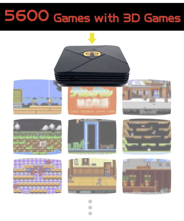 wholesale game box xs-5600 4k wifi