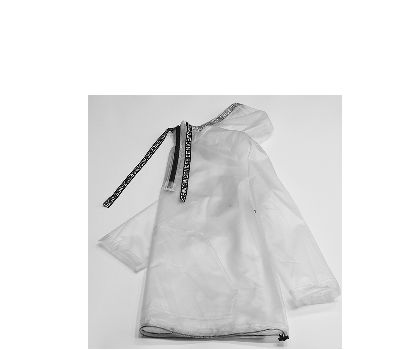 plus size transparent raincoat