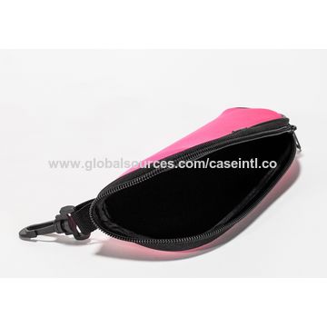 Sunglasses Case Ultra Light Neoprene Zipper Eyeglass Soft Case with Belt  Clip at  Men's Clothing store