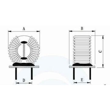 Bobinas Toroidales de Modo Común, Inductores, Transformadores de Anillo, Filtros EMI, Choques de Audio/Alta Frecuencia