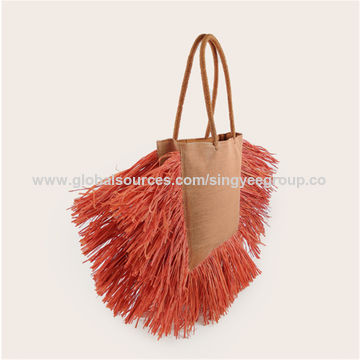 Buy Wholesale China Fashion Summer Beach Bag Camel Handmade Straw