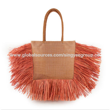 Buy Wholesale China Straw Bag Women Summer Raffia Fringed Bag