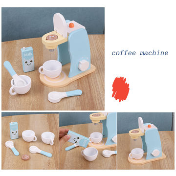 Simulation Kitchen Toy Set Kitchenware Coffee Machine Blender Pretend Play  Kitchen Toys Educational Cooking for Kids Baby Girl