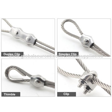 China Duplex Stainless Steel Wire Rope Clip Made of AISI304/316 on ...