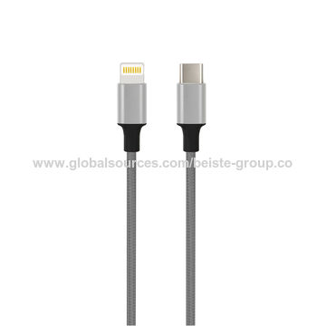 USB 2.0 Fabric Braided Cable, 8-pin
