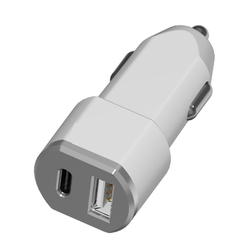 S230 Car chargers PD18W in Aluminum housing