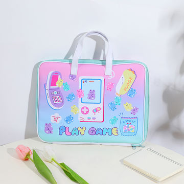 Buy Wholesale China Korean Cartoon Cute Girl Laptop Bag Is Suitable For  13.3-inch 13 Inch Notebook Girl Cute File Bag & Pu Computer Bag at USD 3.08