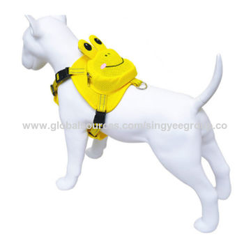 Pet Vest-style Harness With A Cartoon Dog From The Backpack