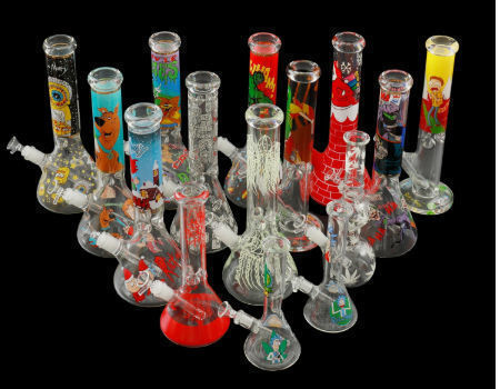New design 12 inch height mini portable recycler water pipe, bongs dab ...
