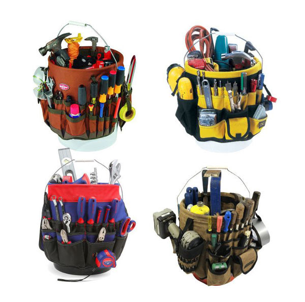 Rolling round electrical tool kit tool bag, tool bag tool kit 