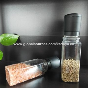Bulk Buy China Wholesale Disposable Salt And Pepper Grinder Salt And Pepper  Mill With Plastic Lid And Tempered Glass Bottle $0.3 from ETE-DL Co.,Ltd