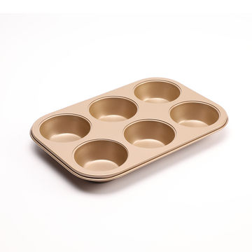 6/12 Cup Cupcake Pan Muffin Tray Cupcake Mold Muffin Pan Carbon Steel  Baking Pan Non Stick Bakeware Biscuit Pan Microwave Cake