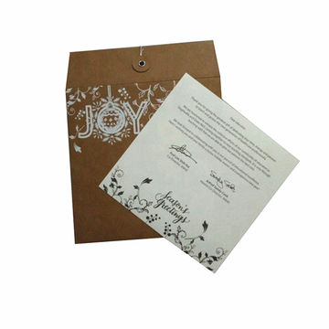 custom fancy invitation gift paper envelope