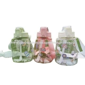 Large Capacity Big Belly Cup Plastic Straw Sports Water Bottle - China  Water Bottle and Straw Cup price