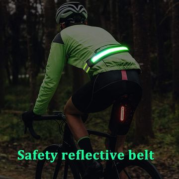 China LED Reflective Belt Rechargeable Waist Belt Visibility Reflective ...