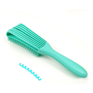 Hod Health & Home Detangling Scalp Massaging Octopus Comb Hairbrush for Women Black