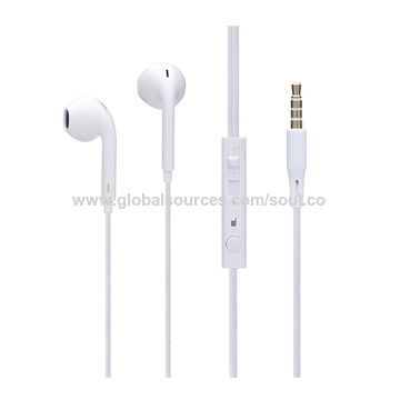 Best Sell 1.2 M Earphones Wired 3.5mm With Mic In ear Stereo Headphone For Mobile China Wholesale Earphone With Storage Case 1.33 from FOSHAN NANHAI SOUL ELECTRIC TECHNOLOGY CO .LTD Globalsources