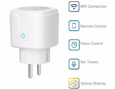 China New Smart-Plug-Socket-Outlet Smart-Switch-Socket Audio-Control ...