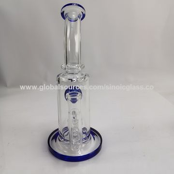 Buy Wholesale China Glass Bong 9.5 Inches Glass Water Pipe With Percolator  Small Bongs & Bong at USD 10