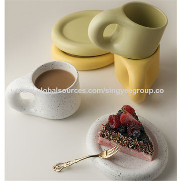 Buy Wholesale China Fat Couple Mug Creative Ins Coffee Cup Cute Drinking Cup  Ceramic Cup Gift Box Set & Mark Fat Couple Coffee Mugs at USD 2