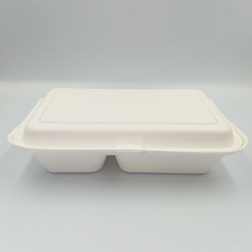 China Disposable degradable bagasse Takeout box on Global Sources ...